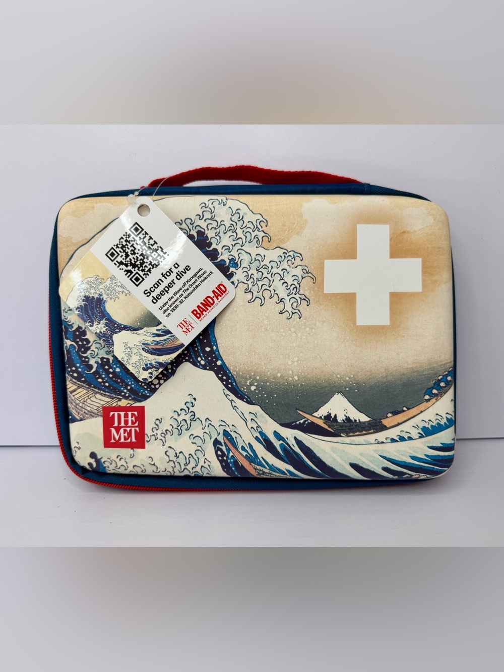 Band-Aid First-Aid Kit Designer Bag -   The Met The Great Wave off Kanagawa